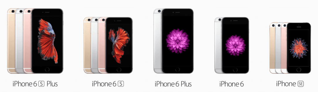 iPhone 2016 lineup